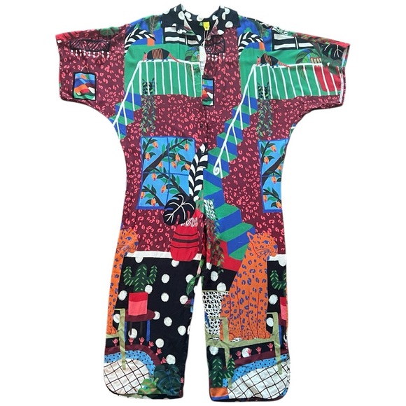 Farm Rio - Sold Out Georgia Jumpsuit NWT - Size S - Picture 3 of 12